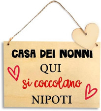 Targhetta in Legno Idea Regalo