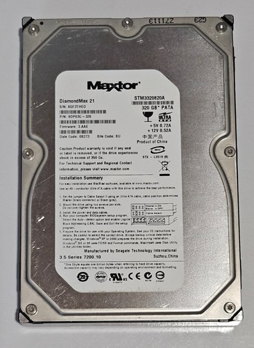 Hard disk maxtor - disk, 3.5"