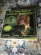 Old Time Radio's Greatest Mysteries 20 AUDIOCASSETTE 30 ore Shadow. ome nuovo ma