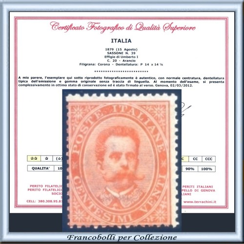 1879 italia regno umberto - umberto, i°