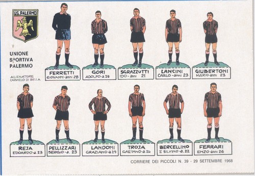Palermo calcio serie 1968 - palermo,
