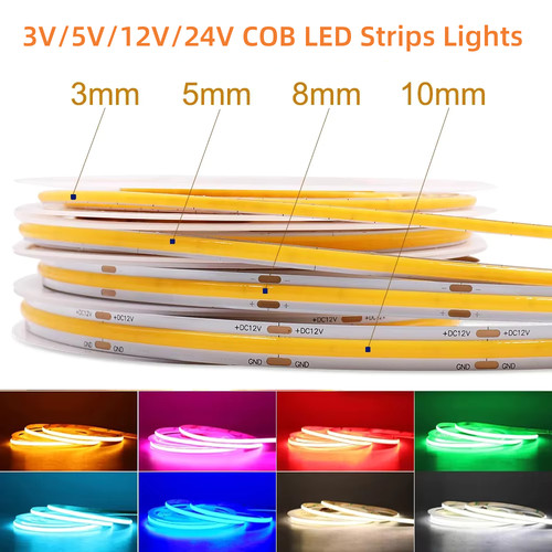 Striscia led luci 12v - 3v,