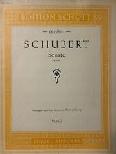 Franz Schubert spartito per
