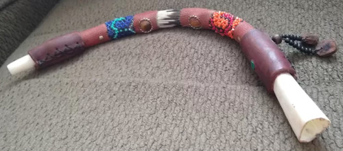 Beaded shape bone tepi - bone,