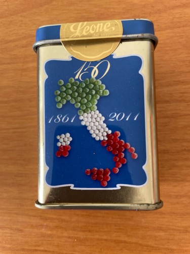Scatola latta pastiglie - scatola,
