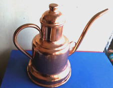 OLIERA BRICCO ARTIGIANALE  in RAME ROSSO CON MANICO E BECCUCCIO