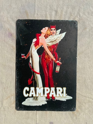 Insegna metallo campari - insegna, metallo,