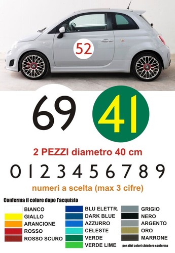 Adesivi numero - 2,