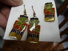 Frankenstein Orecchini Mostro