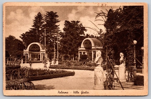 Cartolina epoca palermo - d'epoca,