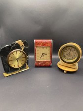 Tre Orologi da tavolo vintage