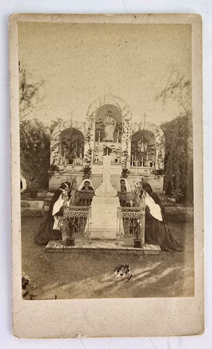 Rara antica foto cdv suore - rara,