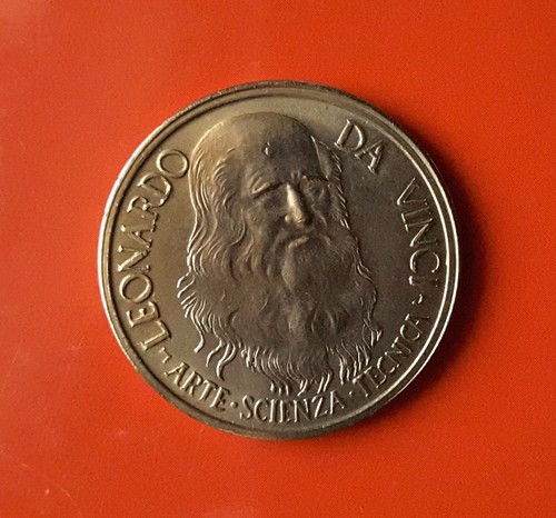Medaglia leonardo vinci - medaglia,
