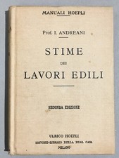 INGEGNERIA-EDILIZIA-TECNICA-COSTRUZIONI-STIME DEI LAVORI EDILI-ANDREANI-HOEPLI