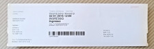 2015 TICKET BIGLIETTO INGRESSO MUSEO TEATRO OLIMPICO VICENZA PALLADIO