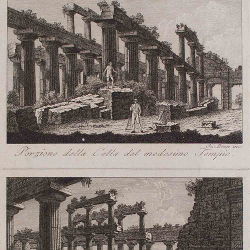 Giovanni brun paestum tempio - paestum,