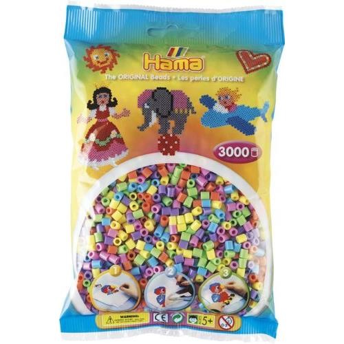 Hama 201 3000 - pastel, beads