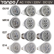 1/10PCs Regolabile LED Faretto