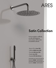 Kit doccia in acciaio inox