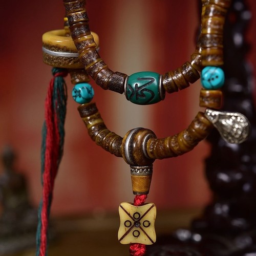 Collana wenwan etnica tibetana - collana,