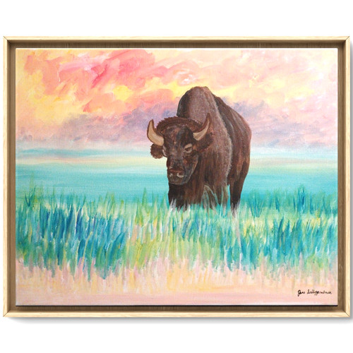 Bisonte originale colorato - originale,