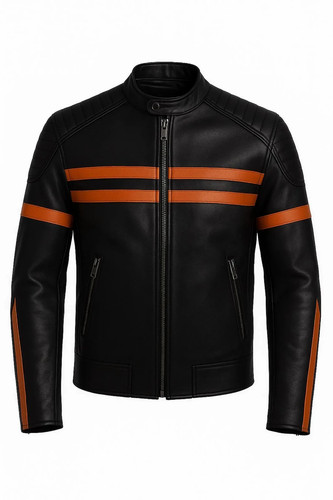Handmade men black leather - handmade,