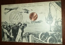 Cartolina d'epoca Aviazione