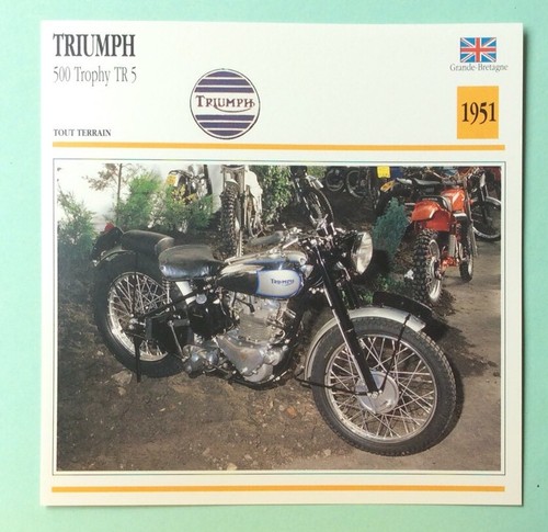 Triumph 500 trophy moto - triumph, 5