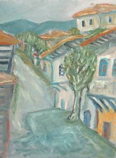 Dipinto ad olio espressionista