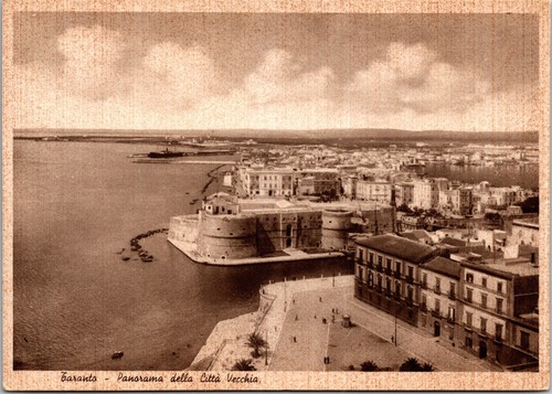 Cartolina epoca taranto - d'epoca,