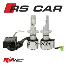 KIT H7 LED RIATEC MOD7807 HEADLIGHT LENS 12/24 6500k 6000 LUMEN PER LENTICOLARE