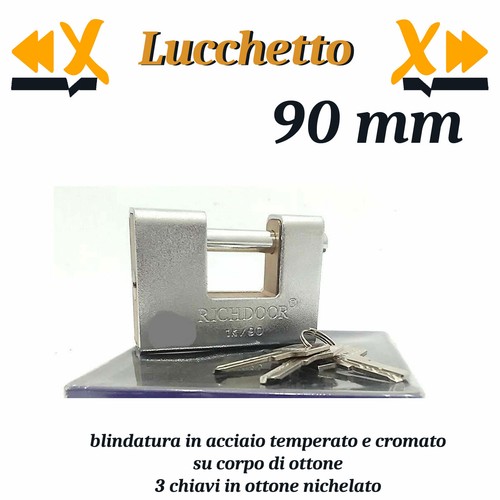 Lucchetto corazzato antiscasso - lucchetto,