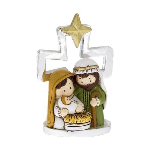 Mini presepe argentato bagutta - mini,