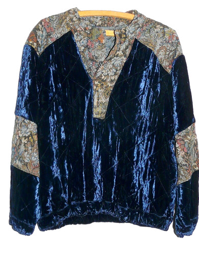 Maglia blusa donna velluto - maglia,