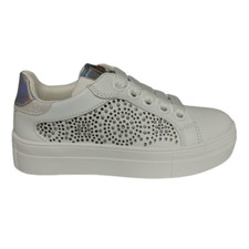 Scarpe da ginnastica bambina bianche sneakers bimba 30 31 32 33 34 35 36