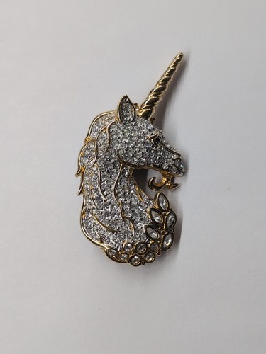 Vtg signed swarovski clear - signed,