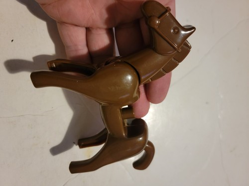 Playmobil cavallo marrone