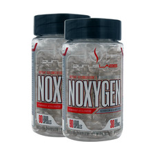 Purus Noxygen (2 Bottiglie) Acceleratore Pre-Allenamento per Pompa Max, 180 Tappi Liquidi
