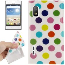 Custodia Design Backcover Per Smartphone Con Punti Per LG Optimus L5 / E610 TOP