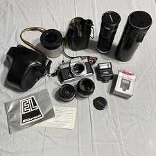 Macchina fotografica Nikkormat EL con accessori