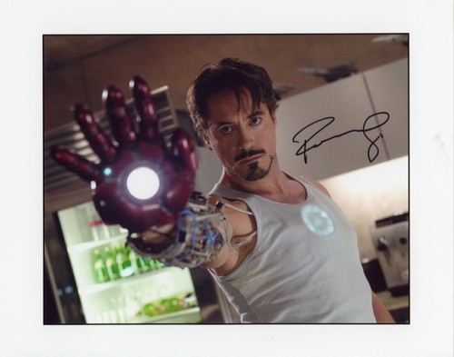 Robert downey hand signed - robert,