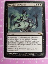 PROMISE OF POWER - Magic MTG -