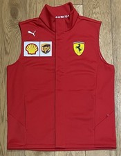 Puma Ferrari Gilet Uomo Rosso