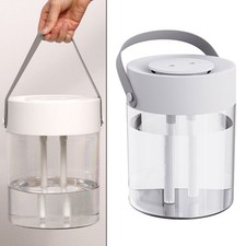 Umidificatore Portatile Doppio Ugello 3L Progettato per Ambienti Silenziosi e Fa