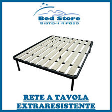 RETE A TAVOLE PER LETTO SINGOLO MATRIMONIALE FRANCESE MADE IN ITALY RESISTENTE