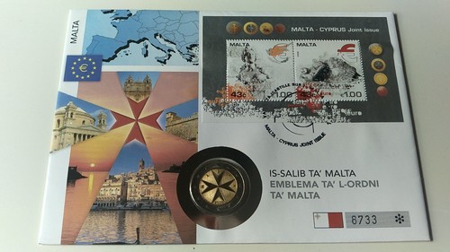 Euro numisbrief malta 2008 - 2,