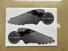 Adesivi serbatoio Harley-Davidson Decal Replica originali 1981 82 Tank Wings FLH