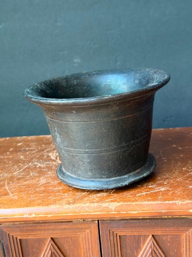 Vaso mortaio bronzo fuso
