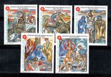 SMOM 1999 Sass. 588-592 Nuovo ** 100% Stazioni della Via Crucis,Giubileo 2000