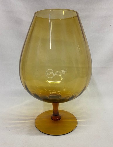 Vaso vetro giallo altezza - in,